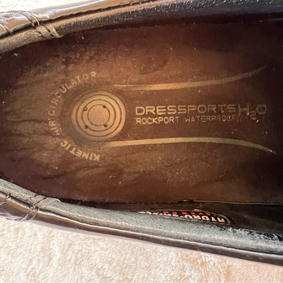 Rockport WATERPROOF APM23181 Dressport Modern Wingtip Oxford Black Leather 9M - Picture 6 of 11